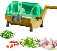 Picadora de verduras comercial con hoja de acero inoxidable, grosor de rebanada de 3 mm, corte hacia adelante y hacia atrás para una preparación eficiente de alimentos en restaurantes y cocinas