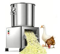 Picadora de Verduras eléctrica Comercial de 4 Cuchillas, procesador de Alimentos de Alta Resistencia, trituradora de Acero Inoxidable de 1800 W, para la preparación de alimento