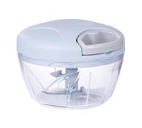 Picadora de Verduras,Mini Picadora Portátil de Cebolla,Trituradora de Ajo Multifunción,Picadora Manual con Cuerda Trituradora Manual Rápida para Verduras, Frutas y Ajo, 500 ml