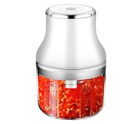 Picadora de verduras - Picadora eléctrica recargable inalámbrica, trituradora de ajo eléctrica recargable de 250 ml, para cocina en casa y restaurante, para picar cebolla, queso, carne y