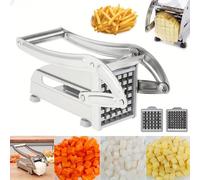 Picadora de verduras universal de acero inoxidable: para patatas, zanahorias y más