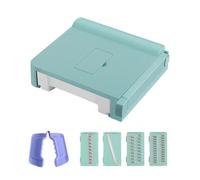 Picadora de y, pinza de vegetal - Cortador de frutas y de acero inoxidable ajustable,Picadora de frutas vegetariana con protección manual