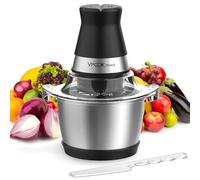 Picadora Electrica, 1,2L Procesador de Verduras, 4 Cuchillas de Acero Inoxidable Trituradora de Alimentos, Picadora de Carne Eléctrica, Cortador de Verduras Electrico, Food Processors