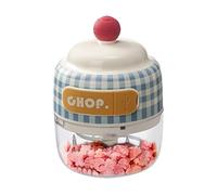 Picadora Eléctrica Ajo,Picadora Verduras,Pequeña Trituradora de Alimentos para Corte Verduras Carne Frutas Pollo Ensalada Hogar Cocina - Preparación Ensalada Pollo Frutas