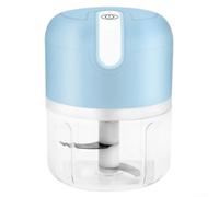 Picadora eléctrica alimentada por USB para ajo para cebollas, zanahorias e ingredientes blandos, capacidad de 250 ml, construcción compacta para espacios pequeños y almacenamiento (2)
