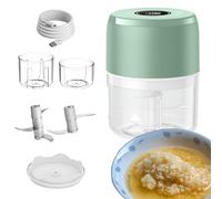 Picadora Eléctrica Alimentaria | Pequeños Utensilios de Cocina - Cortador de Verduras - Para Cocineros Iniciantes Profesionales Ocupados Camping Car Dormitorio Camping Oficina