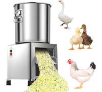 Picadora eléctrica comercial de alimentos, corte rápido de 3500 rpm, cortador grande de verduras de acero inoxidable para una alimentación eficiente de pollos, patos y cerdos