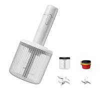 Picadora eléctrica compacta de alimentos para carne, verduras, puré de nueces, recargable por USB, motor silencioso, apto para lavavajillas, pequeño electrodoméstico de cocina