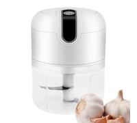 Picadora Eléctrica De Ajo - Trituradora Recargable, Cortador De Verduras, Mezclador De Jengibre | Mini Robot Culinario Con Motor 37W Para Cocina Y Hogar