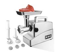 Picadora eléctrica de carne de 2000 W de alta potencia para cocinas profesionales, fabricación eficiente de salchichas y molienda de carne