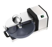 Picadora eléctrica de carne de acero inoxidable, lavabo de 5 litros, trituradora y cortador de verduras de escritorio, temporizador de 1 a 15 minutos para uso comercial en cocina