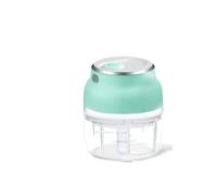 Picadora eléctrica de carne, mini máquina de ajo, artefacto de cocina (naranja)