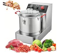 Picadora Eléctrica de Vegetales, Procesador de Alimentos de Acero Inoxidable de 7L/10L/15L, Picadora de Carne y Cortadora de Alimentos Multifuncional con Cuchilla en Curva S, para Carne y Verduras 7L