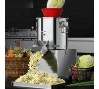 Picadora Eléctrica De Verduras Para El Procesamiento De Alimento Para Aves De Corral: Diámetro Del Tambor De 350 Mm, 4 Cuchillas, 300 Kg/h, Tamaño De Partícula Ajustable, Alimentación Eficiente.