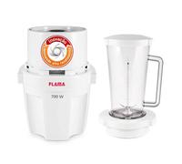 Picadora eléctrica Flama 1706FL 700 W cuchillas inox desmontables blanca