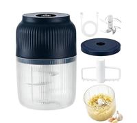 Picadora Eléctrica Mini | 350 ml Inalámbrica Portátil y Recargable por USB | Mini Picadora Eléctrica | para Cocina, Camper, Camping, Viaje, Jengibre, Carne, Verduras, Nueces