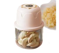 Picadora eléctrica para ajo, picadora inalámbrica con cuenco recargable USB de 350 ml | Picadora eléctrica portátil para cebollas, carne y verduras | Robot de cocina compacto p