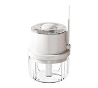Picadora Eléctrica Para Ajos,Accesorio Cocina Antisalpicaduras Rápido - pequeño procesador de alimentos mini picador - Para Cebolla Jengibre Verduras Frutas Hogar Restaurante Camping