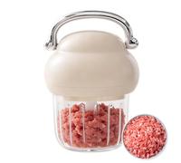 Picadora Eléctrica Para Alimentos,Con Mango Y Trituradora De 350ml - Trituradora De Carne Y Pequeña Picadora De Verduras - Para Ajo Chile Puré Verdura Casa Apartamento Restaurante Autocaravana