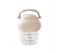Picadora Inalámbrica 350ML para Ajo Verduras Carne Fruta Recargable USB para compacto Cocina(Beige)