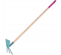 Picadora KADAX para mujer, azada de jardín con cabeza de metal, 3 púas