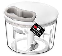 Picadora Manual, Picador de Verduras Para Cocina, Cortador de Verduras Manual Con Cuchilla de Acero Inoxidable 420, Picadora de Alimentos para Ajo, Ensalada, Salsa, Frutos Secos, Carne.