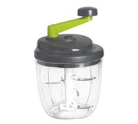 Picadora Manual - Picadora De Alimentos Giratoria De Cebolla Con Manivela Y Contenedor | Trituradoras De Ajo De Cocina, Cortador Rápido De Verduras, Picadora De Carne Para Albóndigas, Pasteles, Albónd