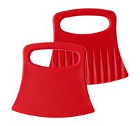 Picadora para zanahorias ondulada - 2 x Picadora para cortar patatas | Cortador ondulado para verduras | Cortador plisado para patatas | Cortador de patatas fritas | Herramienta de corte para jabón de