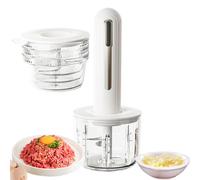 Picadora Pequeña Para Cocina - Picador de Carne Compacto - Herramienta de Cocina Trituradora Eléctrica Compacta para Preparar Comidas, Verduras, Frutas y Alimentos para Bebés