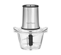 Picadora ProfiCook PC-MZ 1150 Acero Inoxidable 1L 400W Vidrio Picahielos