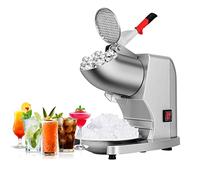 Picadores de Hielo Eléctricos, Máquina para Hielo Picado SHILINTONG - 340W, Doble Cuchilla, 65 kg/h, Uso Doméstico y Comercial