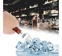 Picahielos, mango de madera de 3 puntas, cincel para quitar hielo, herramienta triturada, herramienta para romper camarero para el hogar y el bar