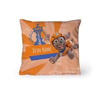 PICANOVA - La Patrulla Canina Cojín Personalizado Infantil 30x30 cm Zuma - Decorativo con Relleno y Funda de Almohada - Dibujo de Perro