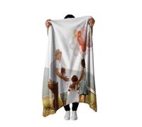 PICANOVA - Manta Personalizadas con Foto Decorativa Ultra Suave 100x70 cm - 510 g/sqm Manta con Foto De Felpa Acogedora Bebés, Regalo cumpleaños la Familia