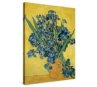 PICANOVA - Vincent Van Gogh Irises May 75x100cm - Cuadro sobre Lienzo - Impresión En Lienzo Montado sobre Marco De Madera (2cm) - Disponible En Varios Tamaños