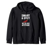 Picante Diva Actitud Antisocial Confiado Rojo Caliente Sassy Sudadera con Capucha