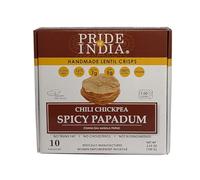 Picante garbanzo (Chana Dal) Masala Papadum - 10pc