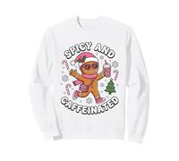 Picante y Cafeinated Cozy Gingerbread Girls Holiday Café Sudadera
