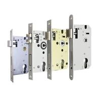 Picaporte 5845 Cerradura for puerta de madera de interior con cuerpo de cerradura, accesorios for cerradura con cojinetes, resorte pesado for cilindro de 29 mm de altura Embutir Para Puertas(E)
