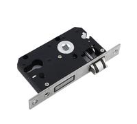 Picaporte Cuerpo de cerradura de doble lengüeta for puerta móvil de acero inoxidable Embutir Para Puertas