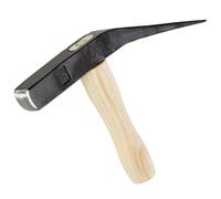 Picard 3020059119 tiritas Martillo, forma de Berlín, mango de fresno | Cabeza de acero de alta calidad con acabado negro | Mango de fresno robusto | Herramienta para pavimentación y mampostería