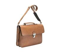 Picard, 8324636215 - Carpeta para Hombre, Piel Natural, con Correa para el Hombro, Color marrón y marrón
