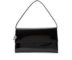 Picard Auguri - Bolsa de Mensajero para Equipaje, Negro Lacado, Talla única, Bolso de Mujer