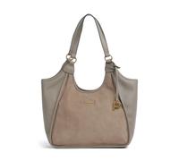 Picard Bellair | Bolsa shopping | gris | cuero de vaca graneado,piel de cabra