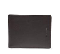 Picard Brooklyn - Cartera para hombre de piel auténtica, talla única, con botón de presión, Marrón Café, 13x10x3 cm (B x H x T)