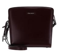 Picard Cuero bolso bandolera Black Tie Crossbody Bag Vino burdeos