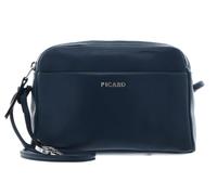 Picard Cuero bolso bandolera bolso de hombro Really Hand Bag Deep Ocean azul petróleo