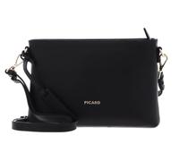 Picard Cuero bolso bandolera Java Crossbody Bag Cafe marrón oscuro