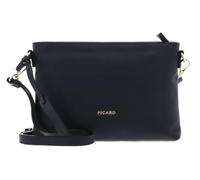 Picard Cuero bolso bandolera Java Crossbody Bag Ozean gris azulado