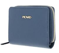Picard Cuero Monedero Java 1 Wallet Denim Gris Azulado